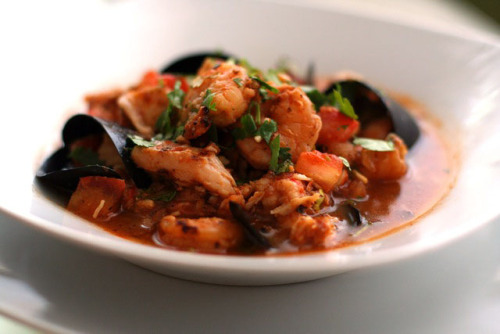 Baja Bouillabaisse (Fancy Baja Fresh)
by Erik of Fancy Fast Food
Bouillabaisse is a traditional (and inherently fancy-sounding) fish and seafood stew prominent in the Provençal province of southern France, a culinary classic from the seaside city of...
